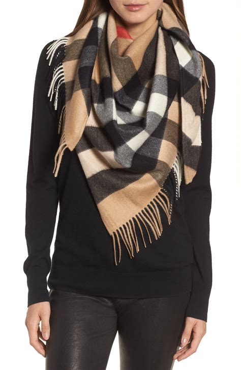 burberry vine print cashmere scarf|burberry check cashmere scarf sale.